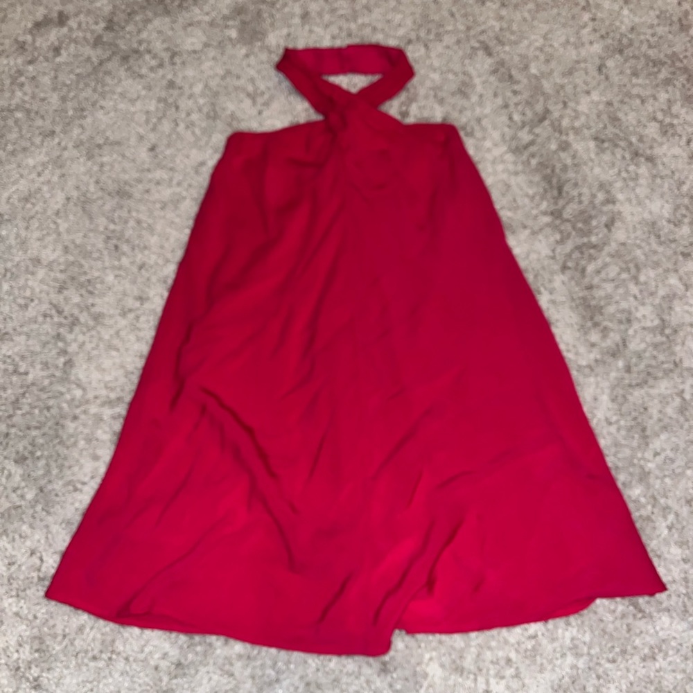 Hot pink dress